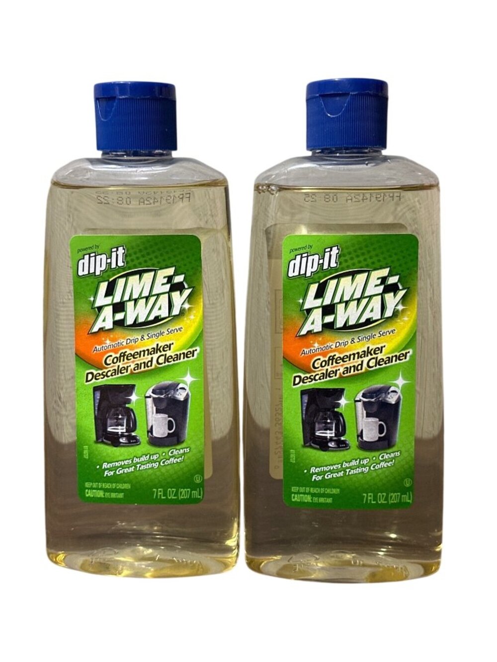 2x- Dip-It Lime-A-Way Coffeemaker Descaler & Cleaner 7 Fl Oz